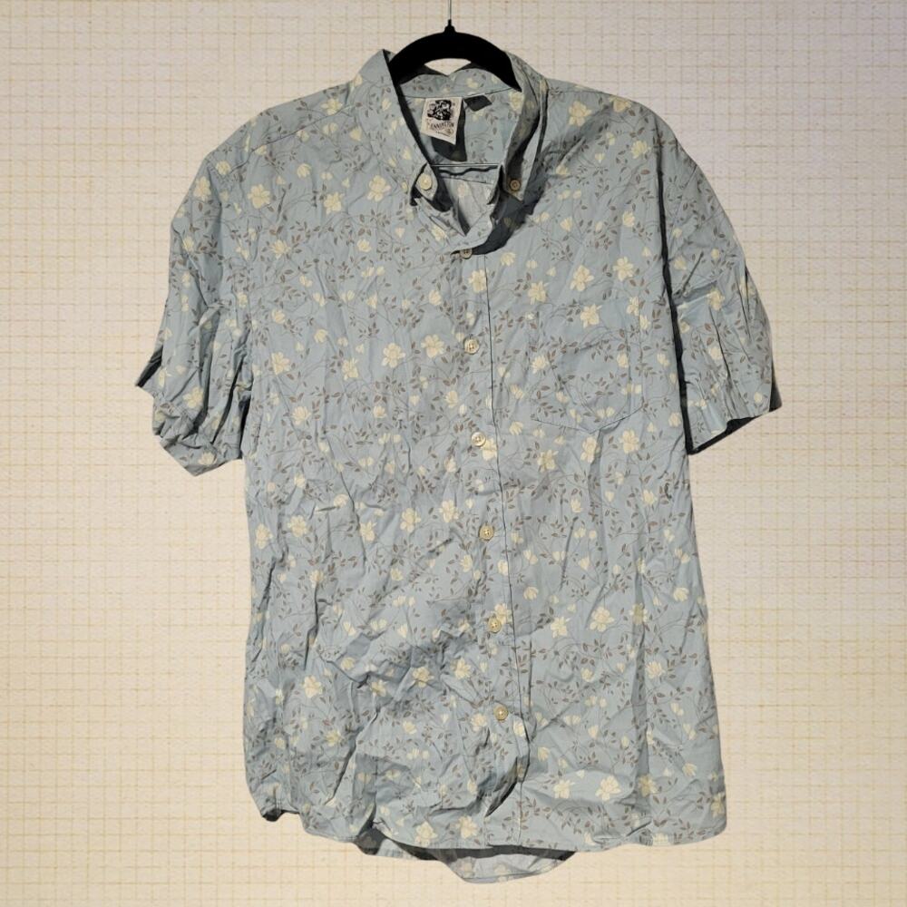 Lightweight y2k Cottagecore Kennington Button-Up Shirt Cotton Floral Large L